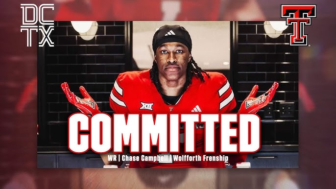 Commit! Texas Tech lands 2026 four-star WR Chase Campbell