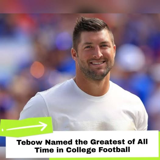 ESPN Report: Florida Gators’ Legend Tim Tebow Named the Greatest of All Time in College Football over Troy Smith and Peyton Manning…read more