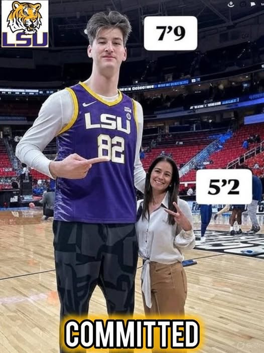 World Record Committ: The tallest player in America committs to LSU tigers basketball over Tennessee vols