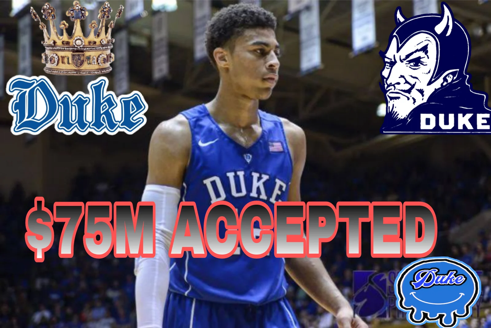 Derryck Thornton Shocks College Basketball by Accepting Monumental $75 Million Deal to Sign with Duke Blue Devils….Read More….