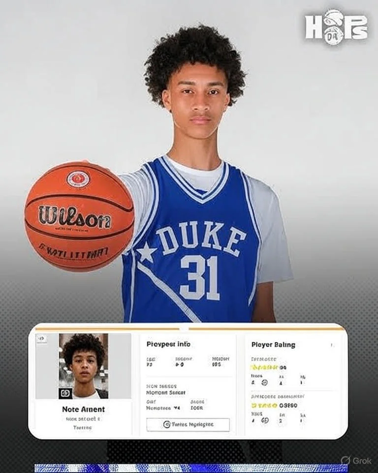 Top 5 Class of ’25 Forward Nate Ament Shocks Fans by Committing to Duke blue over Tennessee vols basketball