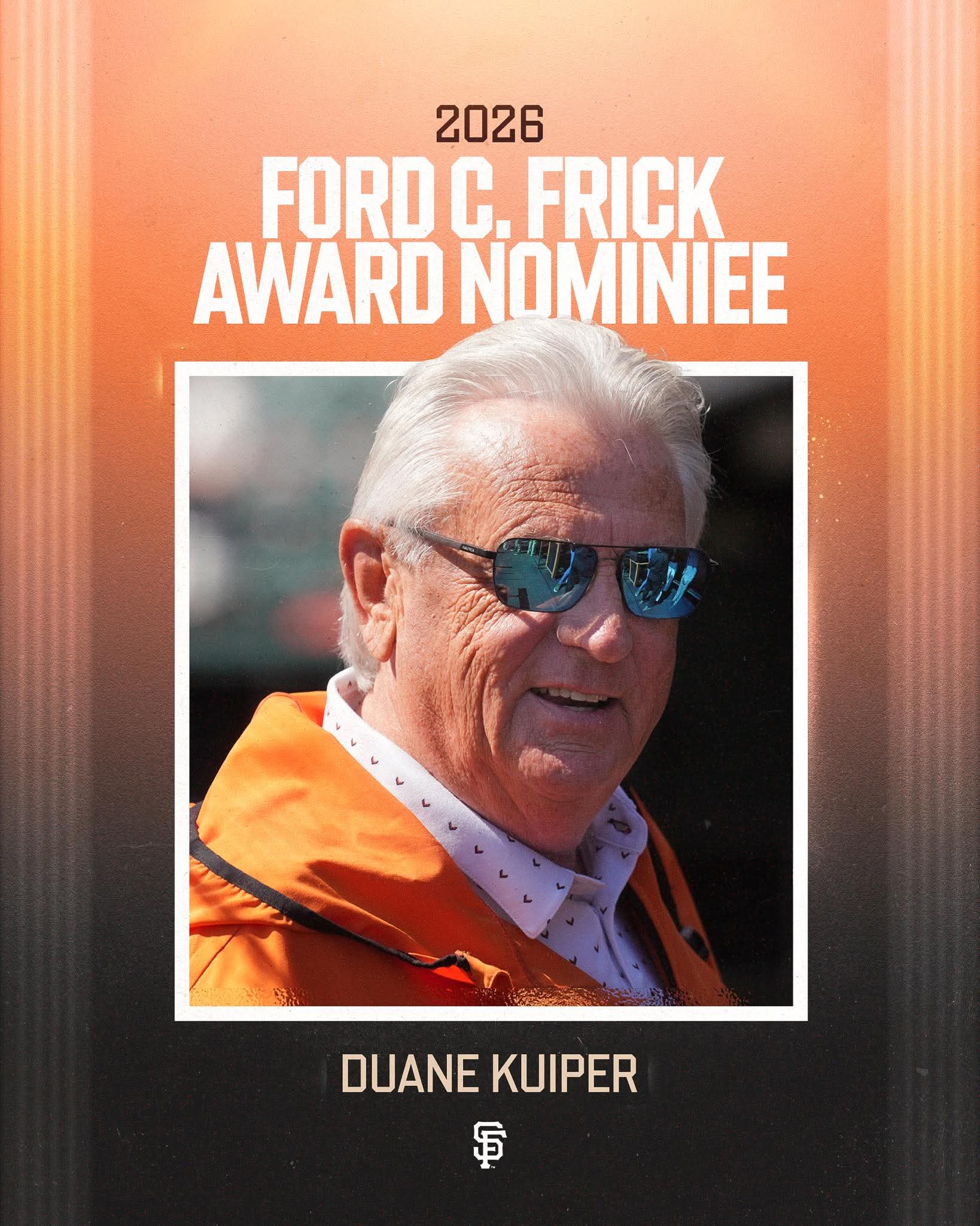 Congratulations to our very own Duane Kuiper on being nominated for the 2026 Ford C. Frick Award!…